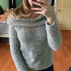 Gray cozy sweater